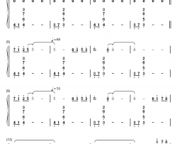 Lady of Spring钢琴简谱-数字双手-久石让