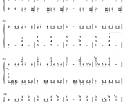 パプリカ钢琴简谱-数字双手-Foorin