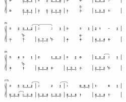 Make It Count钢琴简谱-数字双手-Chen