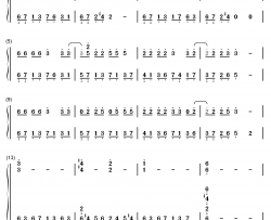 不醉不会钢琴简谱-数字双手-徐佳莹