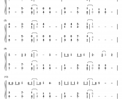 Classic钢琴简谱-数字双手-MKTO