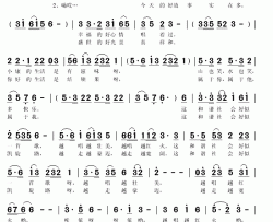 和谐欢歌简谱(歌词)-贾双辉演唱-秋叶起舞记谱