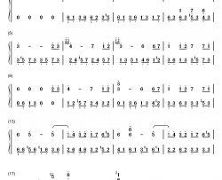 悲怆钢琴简谱-数字双手-贝多芬