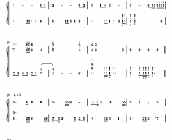 守望先锋BGM钢琴简谱-数字双手-Derek Duke