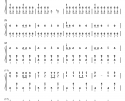 Los! Los! Los!钢琴简谱-数字双手-谭雅•提古雷查夫（CV：悠木碧）