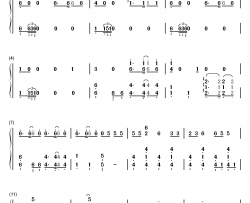 明日を鸣らせ钢琴简谱-数字双手-シシド・カフカ（宍户佑名）