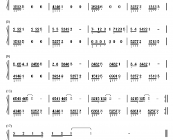 难忘今宵钢琴简谱-数字双手-李谷一