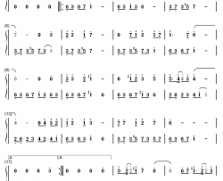 我等候你钢琴简谱-数字双手-未知