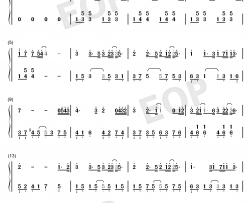 歌颂者钢琴简谱-数字双手-吴青峰