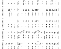 EMMA钢琴简谱-数字双手-NEWS