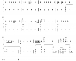 I See Fire钢琴简谱-数字双手-Ed Sheeran