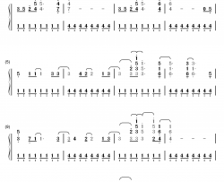 Falling Over Me钢琴简谱-数字双手-Demi Lovato