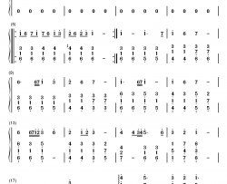 款款柔情钢琴简谱-数字双手-班得瑞