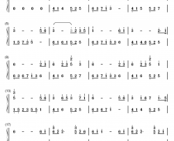 夜的钢琴曲1981钢琴简谱-数字双手-石进