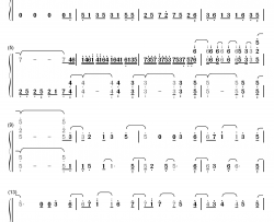 我们的合唱歌钢琴简谱-数字双手-2R