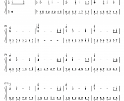 七月上钢琴简谱-数字双手-Jam