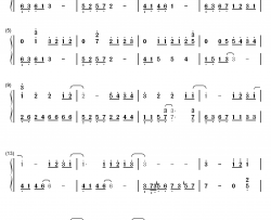 咱们结婚吧钢琴简谱-数字双手-齐晨