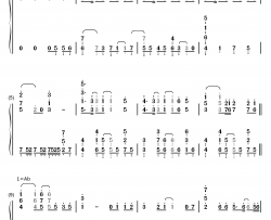 ダイスキ钢琴简谱-数字双手-大桥彩香