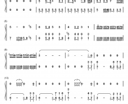 宇宙戦艦ヤマト钢琴简谱-数字双手-佐佐木功