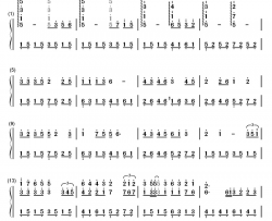 莫斯科没有眼泪钢琴简谱-数字双手-TWINS