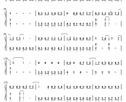 青春不残酷钢琴简谱-数字双手-花江夏树