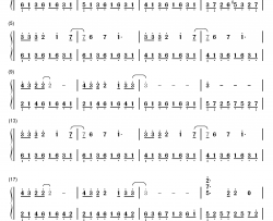 Take Me Higher钢琴简谱-数字双手-V6