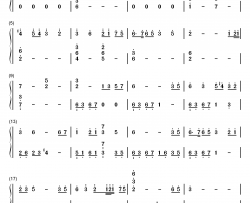 Frozen Highlights钢琴简谱-数字双手-三好智己