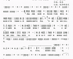 贴身侍卫简谱(歌词)-冷漠云菲菲演唱-桃李醉春风记谱