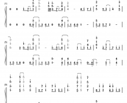 Overfly钢琴简谱-数字双手-春奈露娜