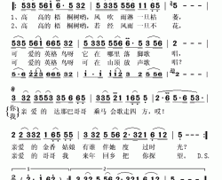 达那巴拉简谱(歌词)-降央卓玛演唱-秋叶起舞记谱上传