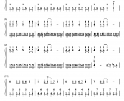 恋のヒメヒメぺったんこ钢琴简谱-数字双手-田村由香里