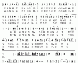 有一份情叫爱晚情简谱(歌词)-于文华演唱-秋叶起舞记谱