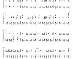 ステラブリーズ钢琴简谱-数字双手-春奈露娜