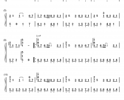 美丽之物钢琴简谱-数字双手-Sound Horizon  幻想乐团