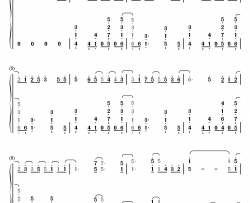 Irony钢琴简谱-数字双手-ClariS