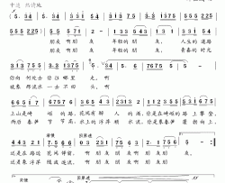 朋友，你往哪里走简谱-蒋大为演唱