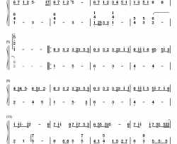 只是太爱你钢琴简谱-数字双手-张敬轩