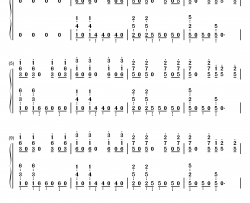 像暗杀似的绕到背后突然拥抱你钢琴简谱-数字双手-太一