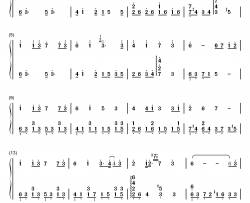 Karma钢琴简谱-数字双手-阿保刚