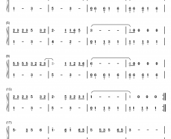 恋曲1990钢琴简谱-数字双手-罗大佑