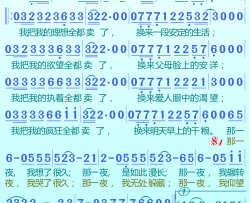 我把我的理想卖了简谱(歌词)-二立演唱-谱友成成记谱上传