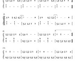 亲亲我的宝贝钢琴简谱-数字双手-周华健