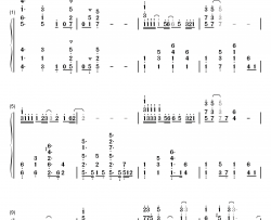 ラブソング钢琴简谱-数字双手-石见舞菜香