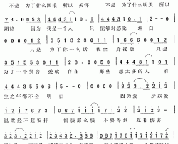 因为爱所以爱简谱-林夕词/谢霆锋曲谢霆锋-