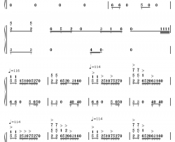 割れたリンゴ钢琴简谱-数字双手-渡辺早季(种田梨沙)