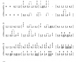 Hectopascal钢琴简谱-数字双手-高田忧希 寿美菜子