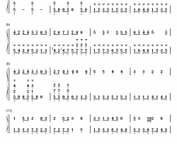 悬崖上的金鱼公主钢琴简谱-数字双手-久石让  Joe Hisaishi 宫崎骏