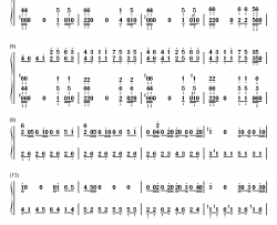 ENAMEL钢琴简谱-数字双手-SID