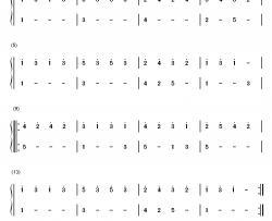 练习曲24钢琴简谱-数字双手