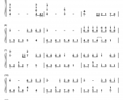 一番绮丽な私を钢琴简谱-数字双手-中岛美嘉